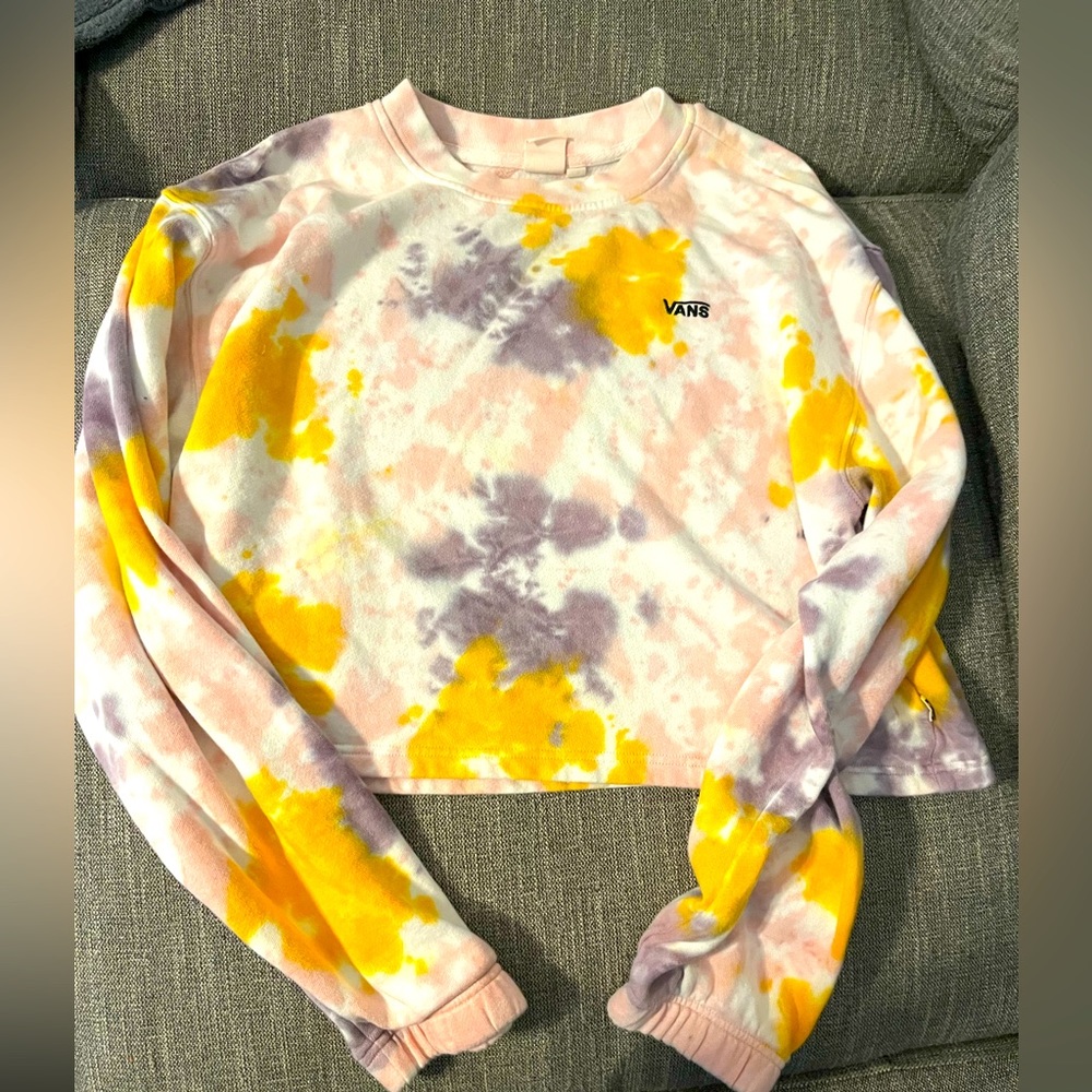 Vans woman size medium crop sweatshirt